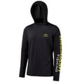 thumbnail image 1 of Bassdash Men's UV Sun Protection Hooded Long Sleeve Fishing Hoodie,Black,4XL, 1 of 5