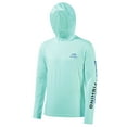 thumbnail image 1 of Bassdash Men's UV Sun Protection Hooded Long Sleeve Fishing Hoodie,Blue,4XL, 1 of 5