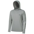 thumbnail image 1 of Bassdash Men's UV Sun Protection Hooded Long Sleeve Fishing Hoodie,Grey,3XL, 1 of 6