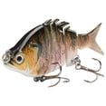 thumbnail image 1 of Bassdash SwimPanfish 2.5”/0.34oz Hard Bluegill Swimbaits Multi Jointed Topwater Trout Bass Fishing Crank Lure for Freshwater and Saltwater, 1 of 6