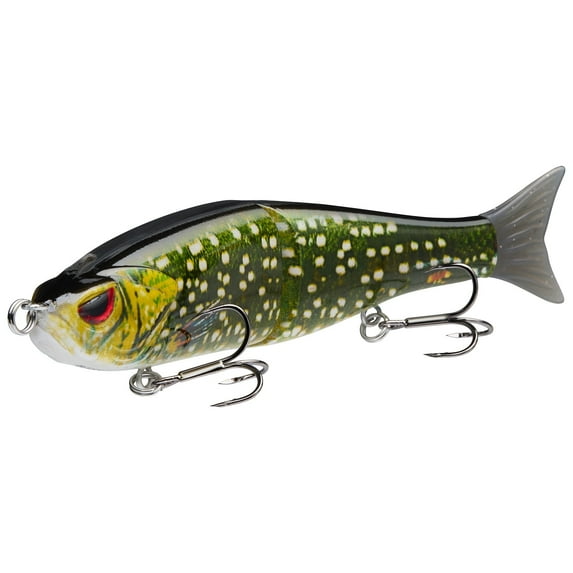 Bassdash SwimShad Glide Baits Jointed Swimbait Bass Pike Salmon Trout Muskie Fishing Lure 4.5in /18.5g