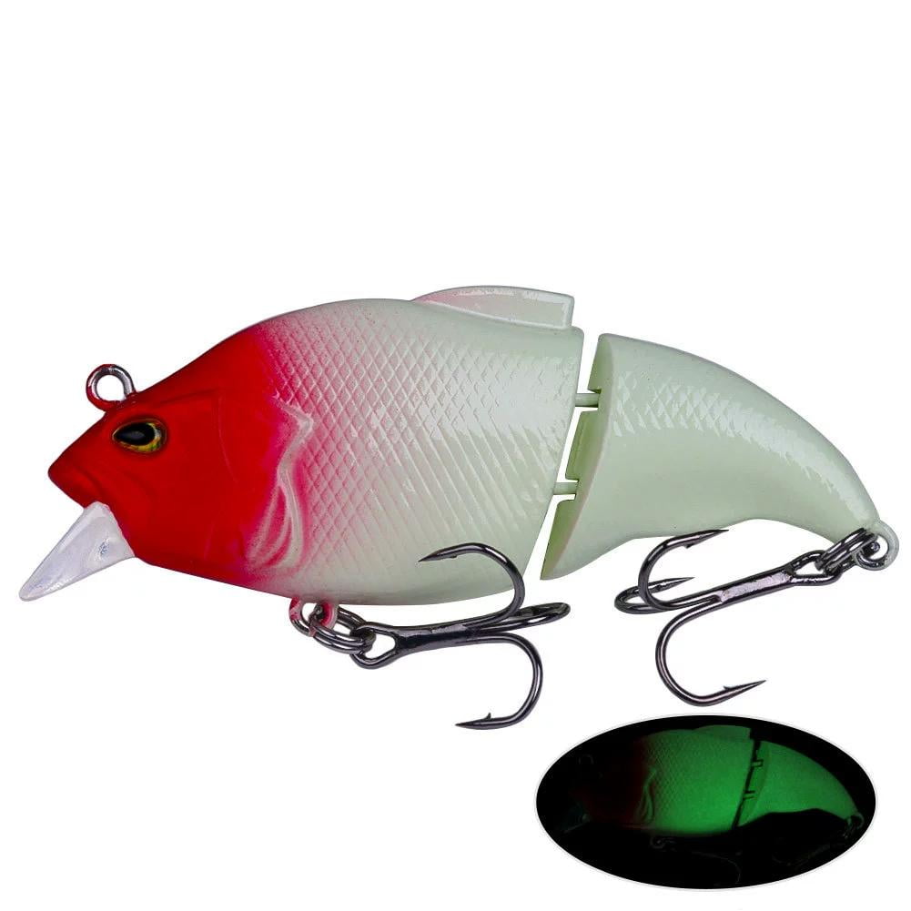 Bassdash Lot De 3 SwimShad Glide Baits Articulés – Leurres Coulissants 3D Pour Brochet, Achigan, Maskinongé, Saumon