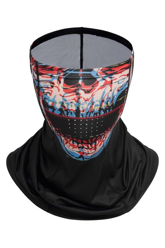 UPF 50 Fishing Neck Gaiter Breathable Sun Cooling Mask With Holes