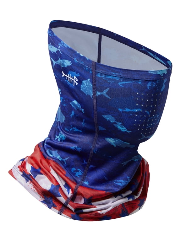 UPF 50 Fishing Neck Gaiter Breathable Sun Cooling Mask With Holes