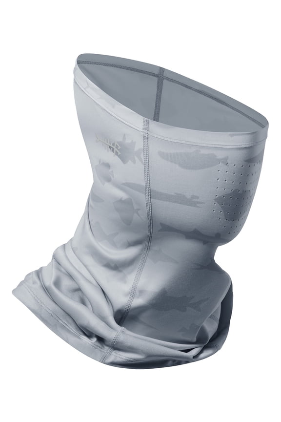 UPF 50 Fishing Neck Gaiter Breathable Sun Cooling Mask With Holes