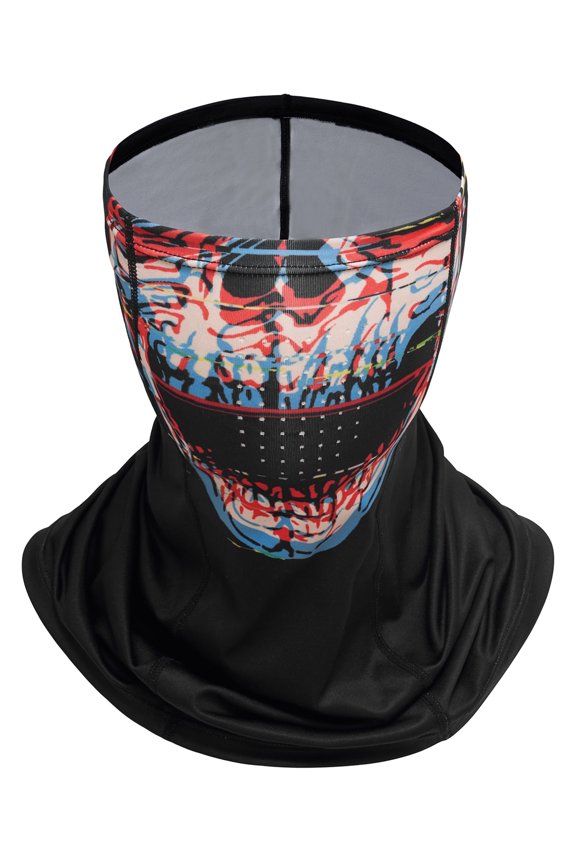 UPF 50 Fishing Neck Gaiter Breathable Sun Cooling Mask With Holes
