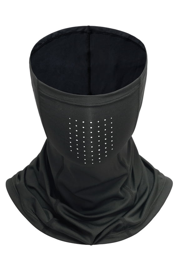 UPF 50 Fishing Neck Gaiter Breathable Sun Cooling Mask With Holes