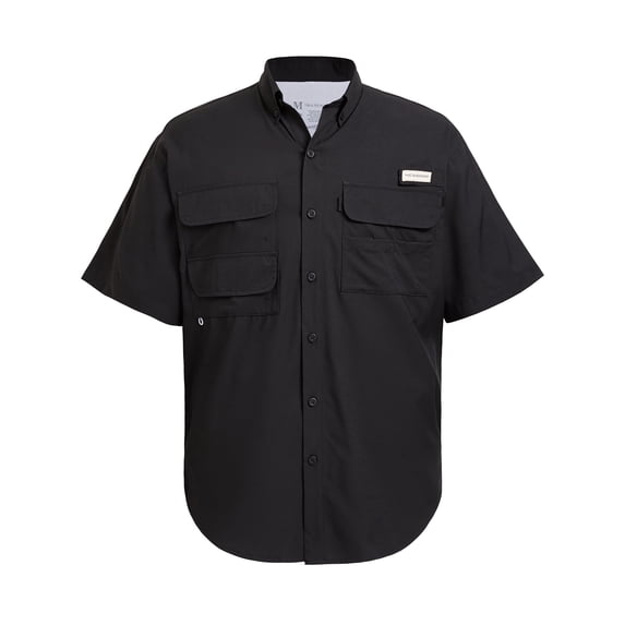 Bassdash UPF 50 Men’s Fishing Dress Shirt Button Down Woven Short Sleeve Outdoor
