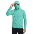 thumbnail image 1 of Bassdash UPF 50+ Men’s Long Sleeve Fishing Shirt with Mask UV Neck Gaiter Hoodie, 1 of 7