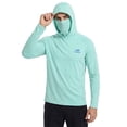 thumbnail image 1 of Bassdash UPF 50+ Men’s Long Sleeve Fishing Shirt with Mask UV Neck Gaiter Hoodie, 1 of 7
