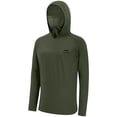 thumbnail image 1 of Bassdash UPF 50+ Men’s Long Sleeve Fishing Shirt with Mask UV Neck Gaiter Hoodie, 1 of 7