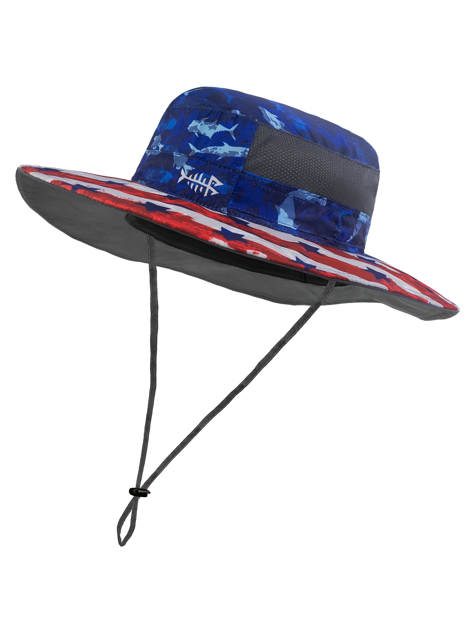 Bassdash UPF 50+ Sun Fishing Hat Water Resistant with Detachable Neck Flap