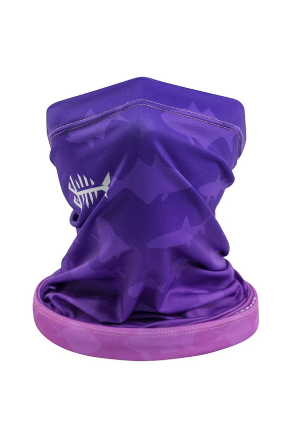 Adjustable UPF 50+ UV Sun Protection Face Mask, Gradient Purple, 1 Count