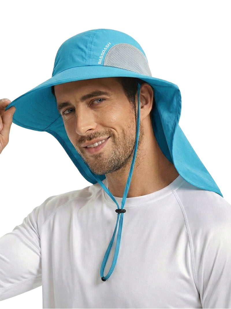 Bassdash UPF 50+ Unisex Water Resistant Wide Brim Sun Hat  display picture 3