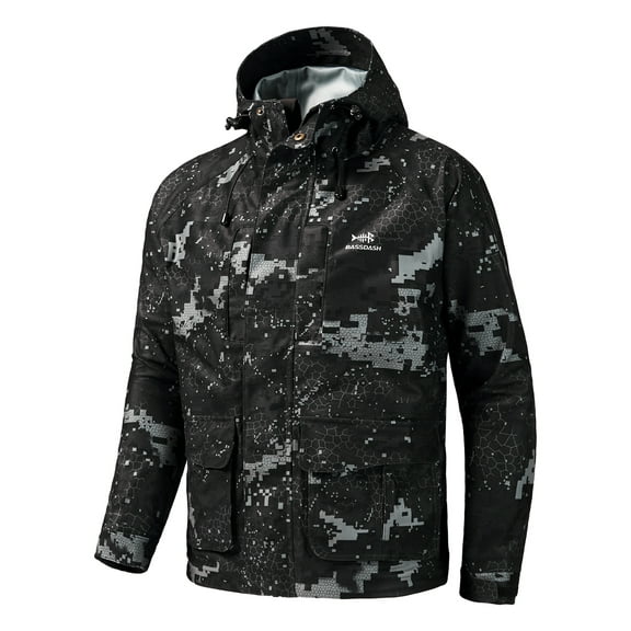 Bassdash Walker Breathable Waterproof Fishing Hunting Wading Jackets with Silent Outer Fabric for Men Women in 7 Sizes