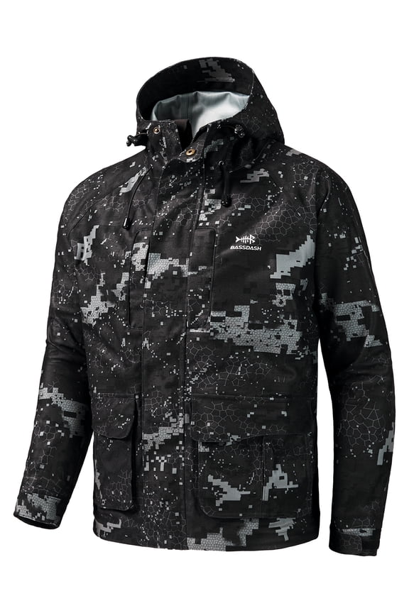 Walker Breathable Waterproof Fishing Hunting Wading Jackets with Silent Outer Fabric for Men Women in 7 Sizes