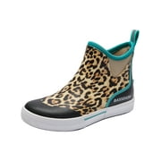 BASSDASH Womens 4.5” Waterproof Deck Ankle Rain Boots Anti-Slip Neoprene Rubber Garden Fishing Boots