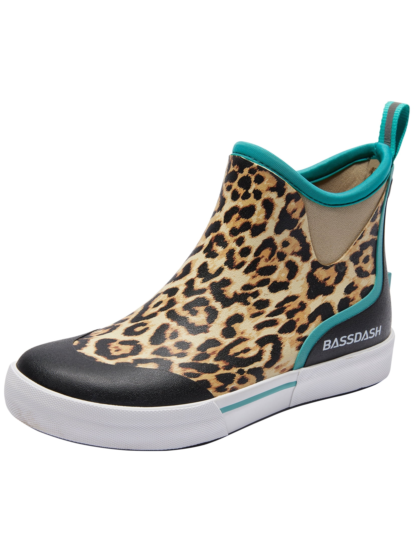 Bassdash Womens 4.5” Waterproof Deck Ankle Rain Boots Anti-Slip Neoprene Rubber Garden Fishing Boots