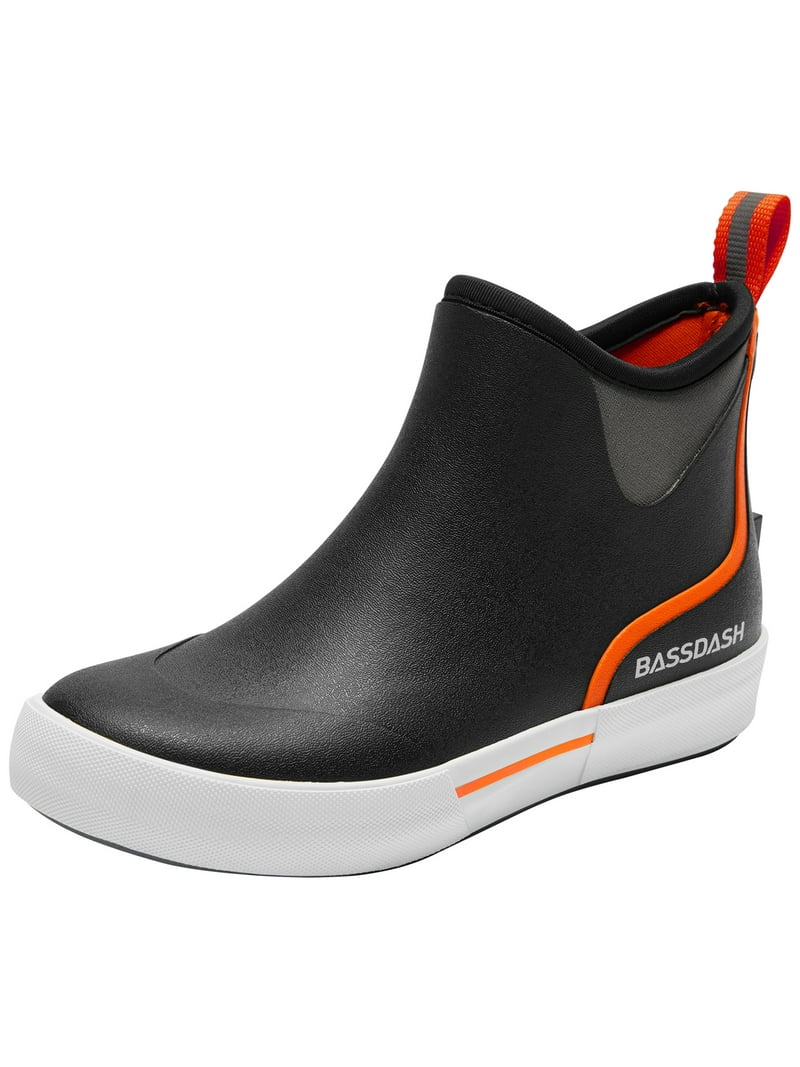 Bassdash Womens Waterproof Deck Ankle Rain Boots Anti-Slip