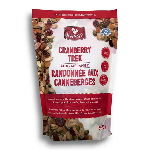 Basse Cranberry Trek Mix, 550g/19.4 oz