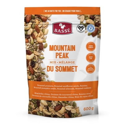 Basse Mountain Peak Mix 600g (21.2 oz) | High Protein, Gluten Free, Vegan
