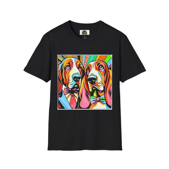 Basset Hound Boys Pop Art Pic