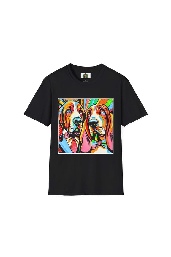 Basset Hound Boys Pop Art Pic