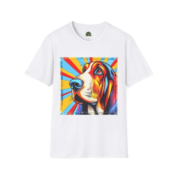 Basset Hound Bright Pop Art Pic