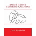 thumbnail image 1 of Basset Hound Coloring Calendar, 1 of 1