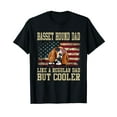 thumbnail image 1 of Basset Hound Dad Like A Regular Dad But Cooler Dog Dad T-Shirt, 1 of 5