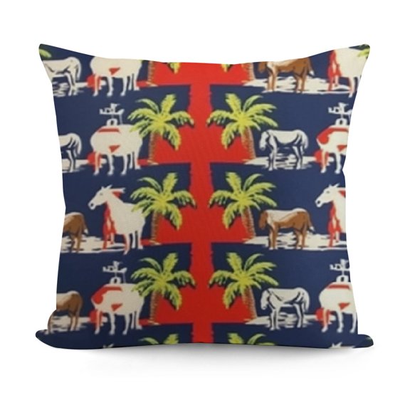 Basset Hound Dog Beach Bus Palm Trees Long Body Pillowcase an Ideal Home Decoration Pillow for a Cozy and Comfortable Sleeping Experience