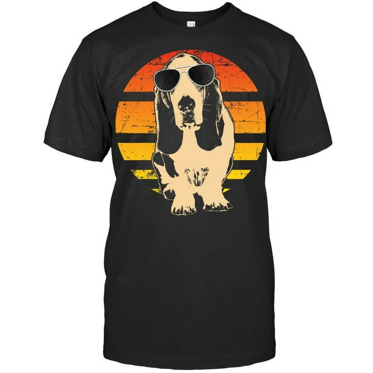 Basset hound t shirt outlet