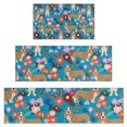 thumbnail image 1 of Basset Hound Dog and Flower-1 Kitchen Rugs Sets Of 3,Kitchen Runner Rugs Non Skid Washable,Decorative Kitchen Floor Mats for Kitchen,Sink,Laundry,17"x30"+ 17"x47" + 17"x59", 1 of 6
