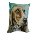thumbnail image 1 of Basset Hound | Dog Watercolor | Pillow Cover | Dogs | Home Decor | Custom Dog Pillow | Dog Mom | Accent Pillow Covers | Throw Pillow Covers, 1 of 3