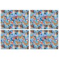 thumbnail image 1 of Basset Hound Dog and Flower Summer Placemats Table Placemats Set Of 4-Linen Kitchen Washable Placemats Table Mats 11.8"x17.7"Non-Slip Heat Resistant, 1 of 6