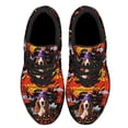thumbnail image 1 of Basset Hound Happy Halloween Shoes Women's Fashion Sneakers Tennis Running Shoes for Men Women Black Size 9.5, 1 of 7
