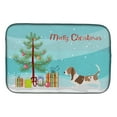 thumbnail image 1 of Basset Hound Merry Christmas Tree Dish Drying Mat, 1 of 7