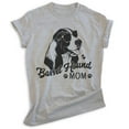 thumbnail image 1 of Basset Hound Mom, Unisex Women's Shirt, Basset Hound Owner, Funny Dog Mom Gift, Heather Gray, Small, 1 of 6