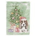 thumbnail image 1 of Christmas Basset Hound Puppy #2 Flag Garden Size, 1 of 5