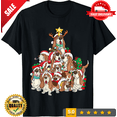 thumbnail image 1 of Basset Hound Shirt Dog Christmas Tree Basset Hound Lovers T-Shirt - Gift For ..., LIMITED EDITION-TH66746, 1 of 2