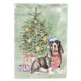 thumbnail image 1 of Basset Hound Style 2 Christmas Presents and Tree Flag Canvas House Size, 1 of 4