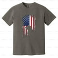 Basset Hound USA Flag Patriotic Dog Lover Funny Pet Comfort Color T