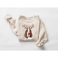 thumbnail image 1 of Basset Hound season Sweatshirt, Santa Dog mom Shirt, Reindeer Sweater, Sweatshirt, Dog Lover season Shirt All Size S-5Xl, 1 of 5
