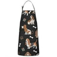 thumbnail image 1 of Basset Hounds with Bones and Presents Apron-Garden Aprons for Women with Pockets-Cotton Linen Waterproof Kitchen Cooking Gardening Aprons Adjustable for Kitchen,Cooking,BBQ and Salon 33x27 Inch, 1 of 1