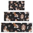 thumbnail image 1 of Basset Hounds with Bones and Presents Kitchen Rugs Sets Of 3,Kitchen Runner Rugs Non Skid Washable,Decorative Kitchen Floor Mats for Kitchen,Sink,Laundry,17"x30"+ 17"x47" + 17"x59", 1 of 6