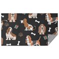 thumbnail image 1 of Basset Hounds with Bones and Presents Rectangle Tablecloth 60"x102",Waterproof Polyester Rectangle Table Cloth, Wipeable Spillproof Polyester Tablecloth for Dining, Camping, Indoor and Outdoor, 1 of 6