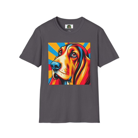 Basset Hounds PopArt6 Unisex Softstyle T-Shirt