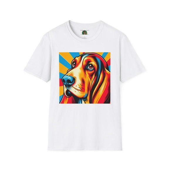 Basset Hounds PopArt6 Unisex Softstyle T-Shirt