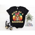 thumbnail image 1 of Basset-hound Shirt Gifts Mom Of A Basshole Funny Womens T-Shirt, Cool Vintage Retro Design Animal Pet Dog Lovers Gift, Mother's Day Present,, 1 of 2