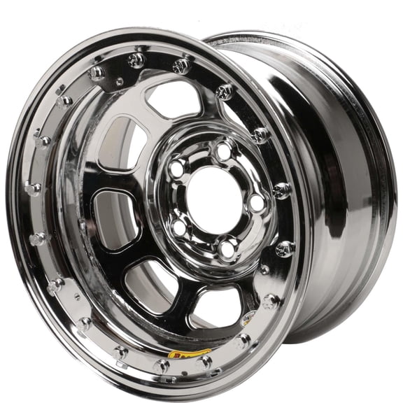 Bassett 58D5475ILK 15x8, 5x5, Beadlock, IMCA, Black, 4.75 BS